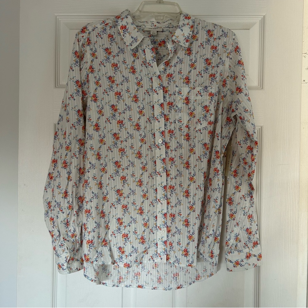 Floral Button-Up Shirt - Picture 3 of 6